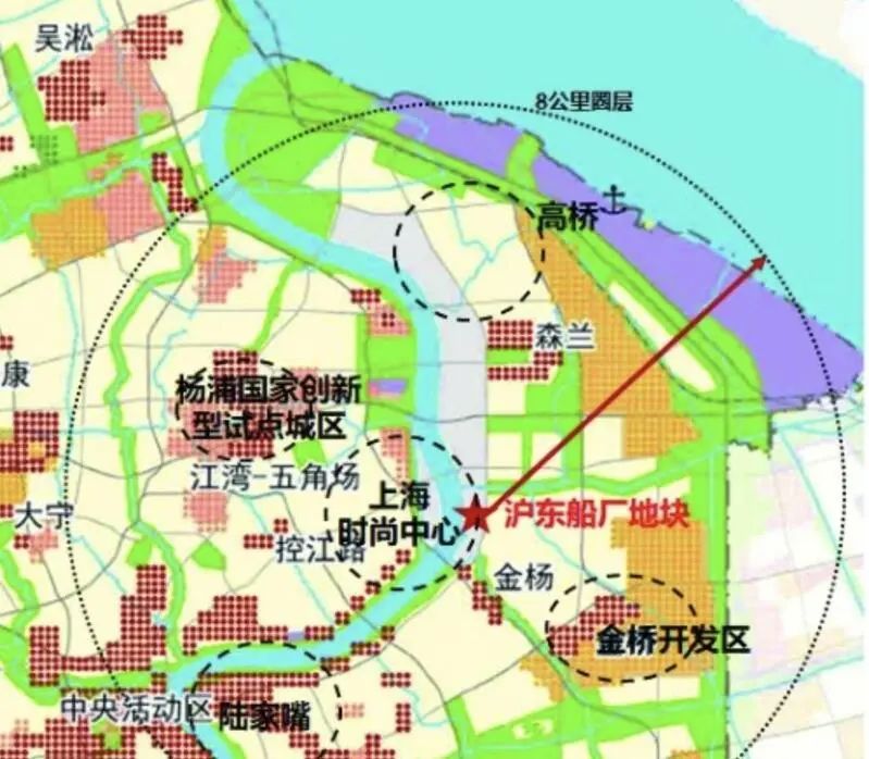 浦东后滩规划图图片