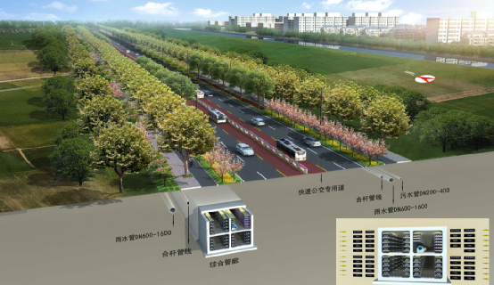 这条新建地下综合管廊可从闵行直达浦东、奉贤中心区域